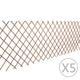Vidaxl tuinlatwerk 5 st 180x90 cm wilg