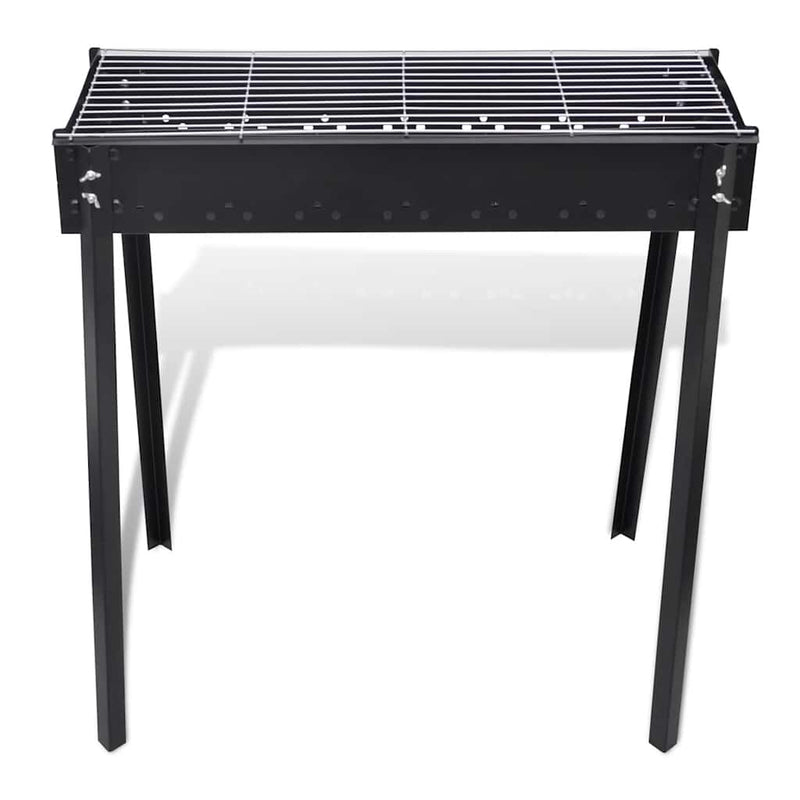 Load image into Gallery viewer, Vidaxl houtskoolbarbecue staand vierkant 75x28 cm
