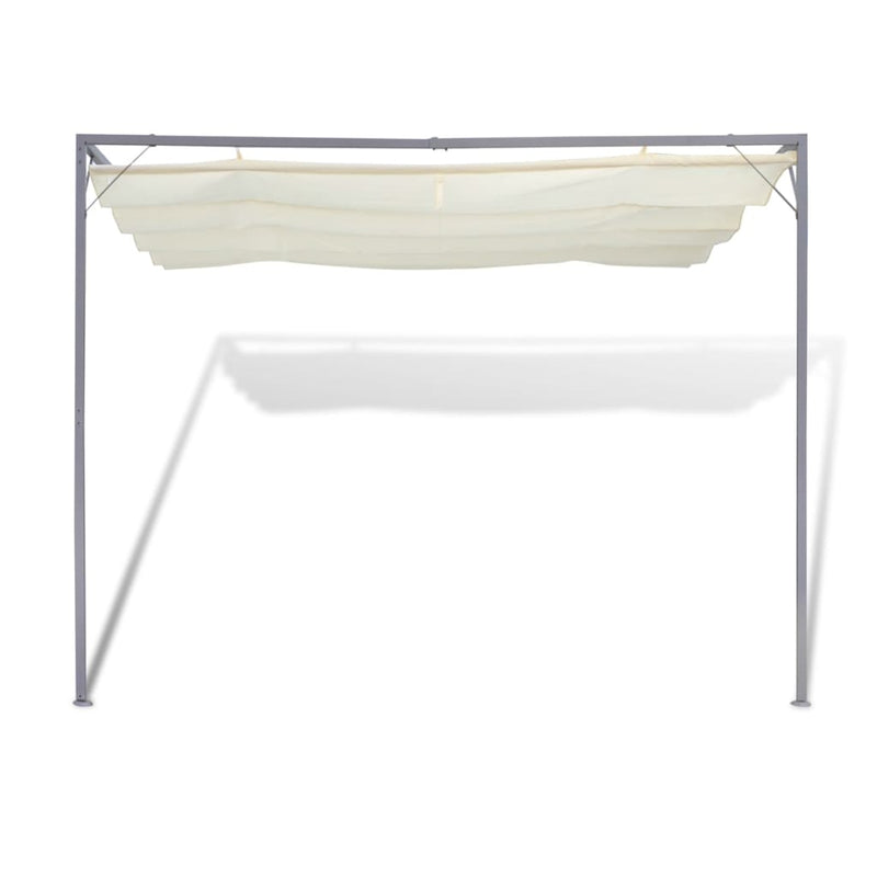 Load image into Gallery viewer, VidaXL Tuinwandprieel met uittrekbaar dak 3x3x2,3 m
