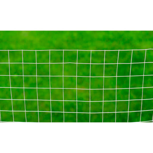 Vidaxl kippengaas 10x1 m gegalvaniseerd staal zilverkleurig