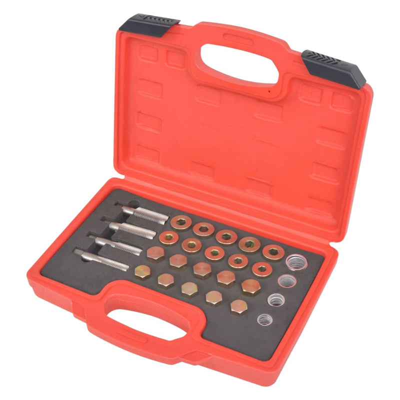 Load image into Gallery viewer, Vidaxl olieaftapplug-reparatieset m13 m15 m17 m20 64-delig
