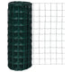 Vidaxl euro hek 10x1,0 m staal groen