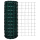 Vidaxl euro hek 25x1,0 m staal groen