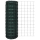 Vidaxl euro hek 25x1,5 m staal groen