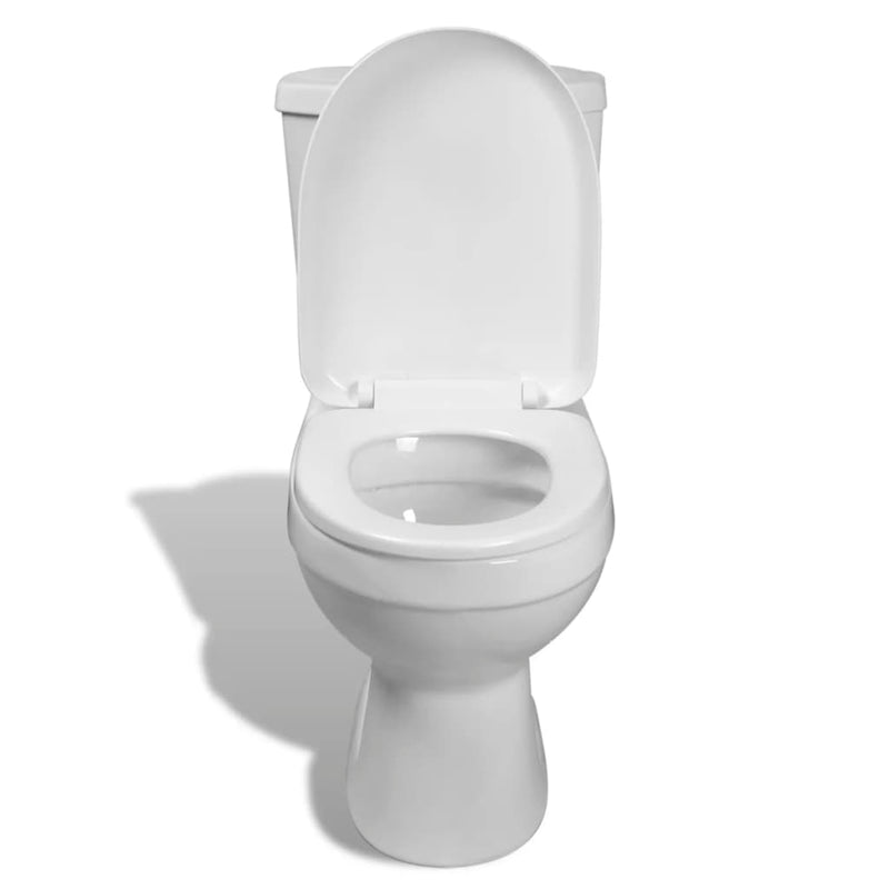 Load image into Gallery viewer, VidaXL Toilet met stortbak wit
