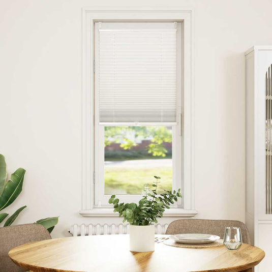 Vidaxl plisséjaloezie 50x125 cm wit