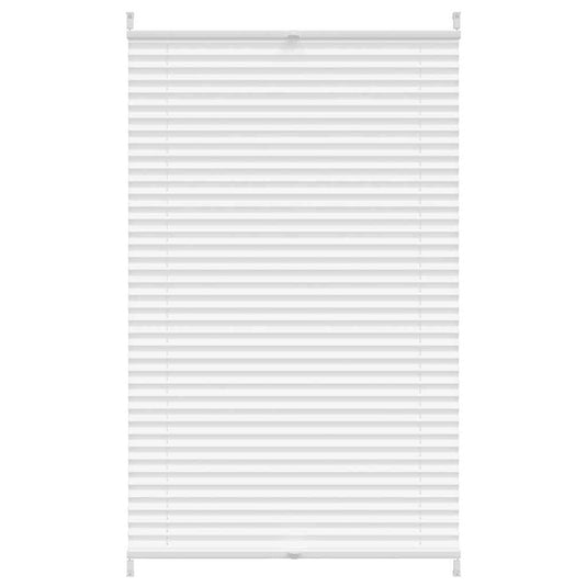 Vidaxl plisséjaloezie 70x125 cm wit
