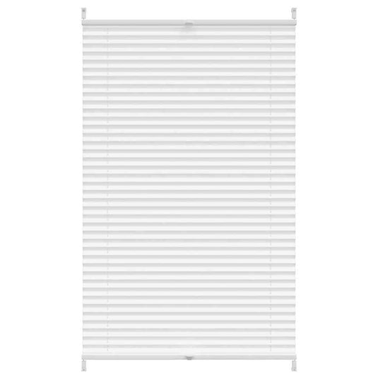 Vidaxl plisséjaloezie 80x150 cm wit