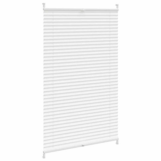 Vidaxl plisséjaloezie 80x150 cm wit