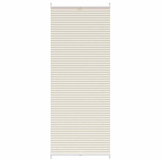 Vidaxl plissé rolgordijn 70x200cm creme