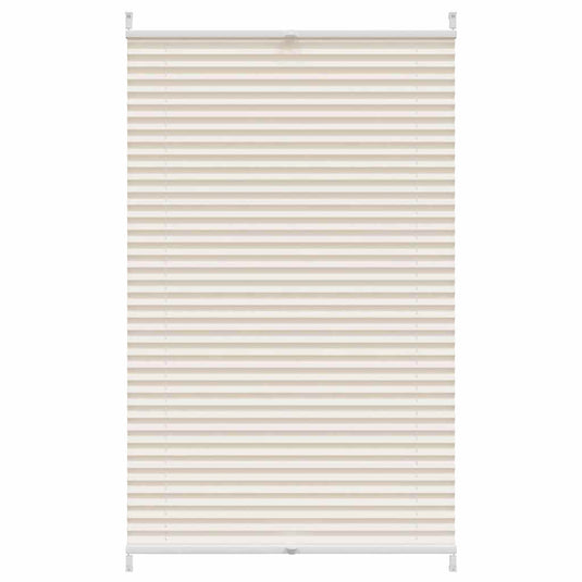 Vidaxl plissé rolgordijn 80x100cm creme