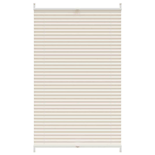 Vidaxl plissé rolgordijn 80x125cm creme