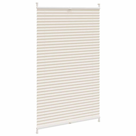 Vidaxl plissé rolgordijn 80x125cm creme