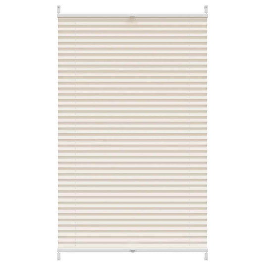 Vidaxl plissé rolgordijn 90x125cm creme