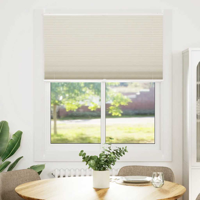 Load image into Gallery viewer, Vidaxl plisséjaloezie 100x125cm crème
