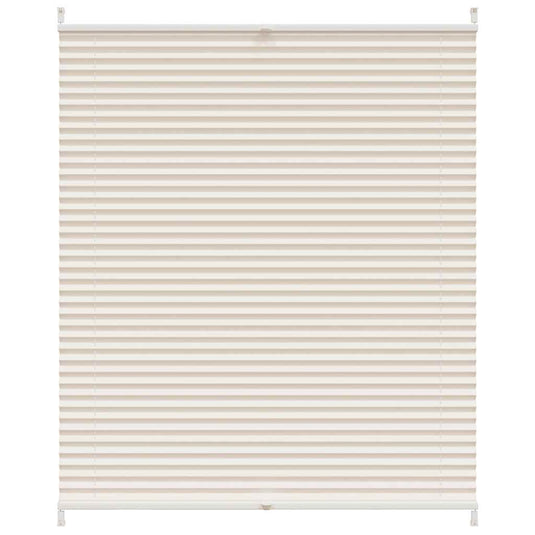 Vidaxl plisséjaloezie 110x100cm crème