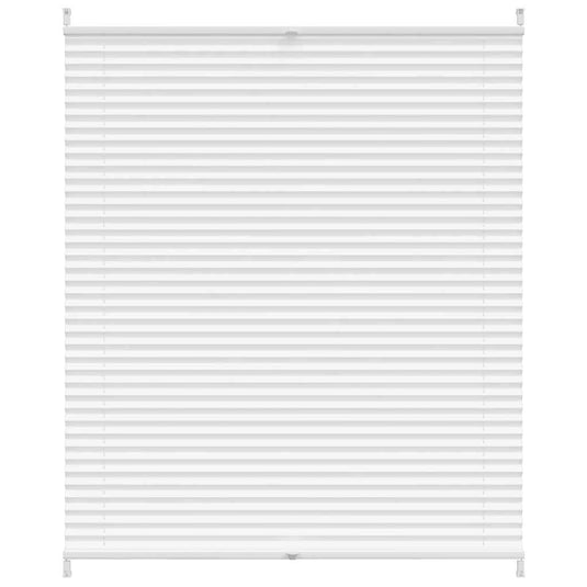 Vidaxl plisséjaloezie 110x125 cm wit