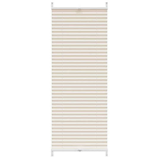 Vidaxl plisséjaloezie 40x150cm crème