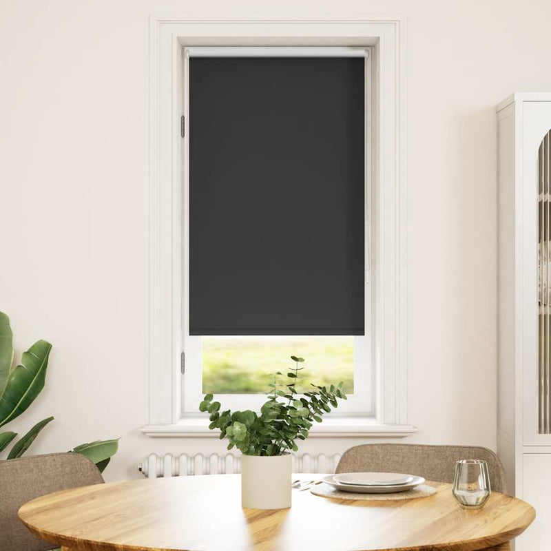 Load image into Gallery viewer, Vidaxl rolgordijn verduisterend 64,4 x 120 cm stofbreedte 60 cm zwart
