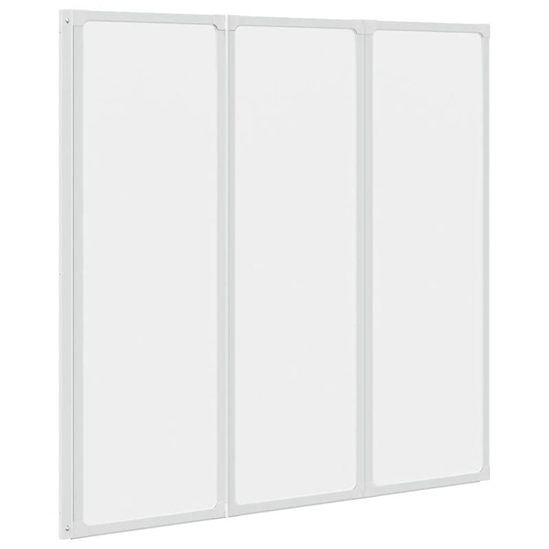 Load image into Gallery viewer, Vidaxl badscherm 3 panelen vouwbaar 117 x 120 cm
