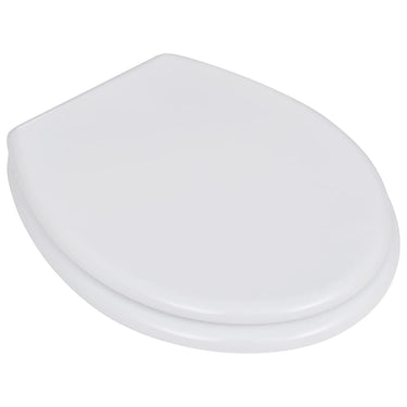 Vidaxl toiletbril simpel ontwerp mdf wit