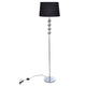 Vidaxl vloerlamp eleganza zwart