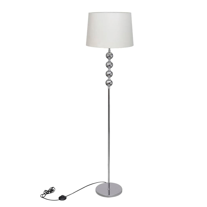 Load image into Gallery viewer, Vidaxl vloerlamp met hoog standaard en 4 ballen wit
