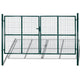 VidaXL Tuinpoort modern hekwerk 289 x 200 cm 306 x 250 cm (donkergroen)