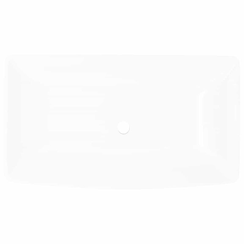 Load image into Gallery viewer, Vidaxl luxe keramische rechthoekige wasbak 71 x 39 cm (wit)
