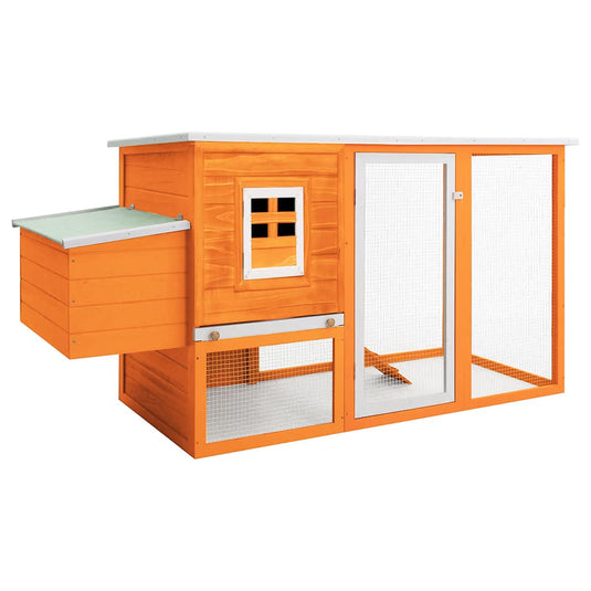 Vidaxl kippenhok met nachthok hout