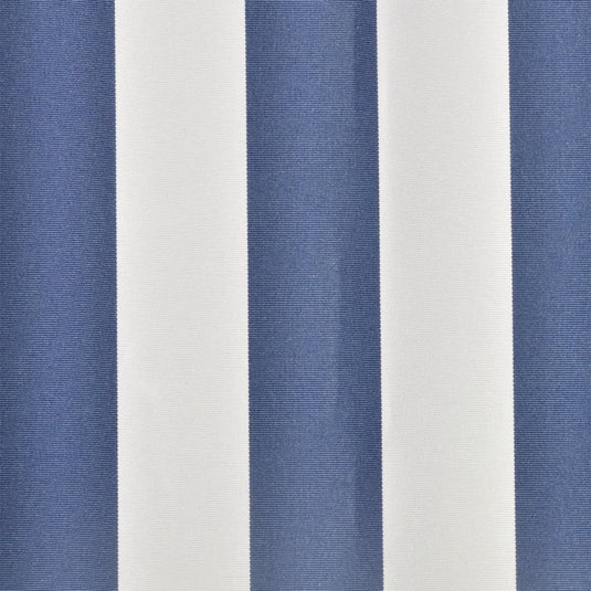 Vidaxl luifeldoek 6x3 m canvas blauw en wit