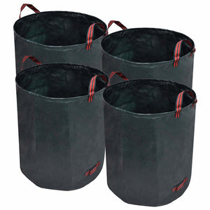 Vidaxl tuinafval zak groen 272l 150 g vierkante meter (4 stuks)