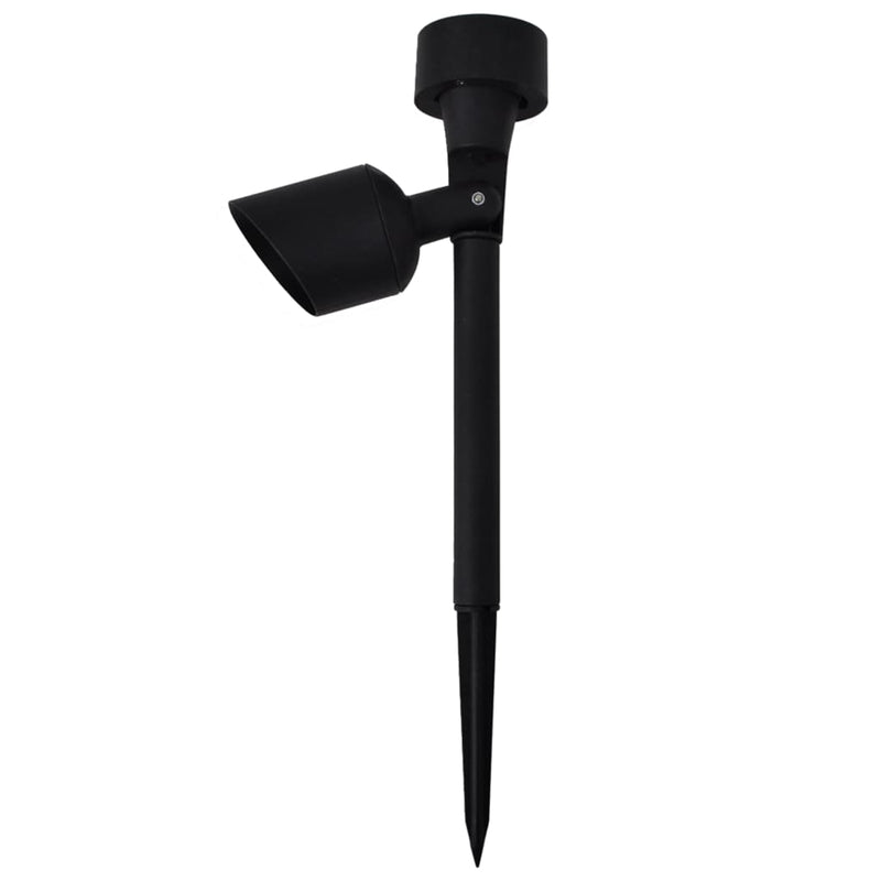 Load image into Gallery viewer, VidaXL Outdoor Spotlight 12 st solar LED zwart

