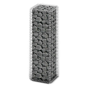 Vidaxl schanskorf met deksels 100x30x30 cm gegalvaniseerd draad