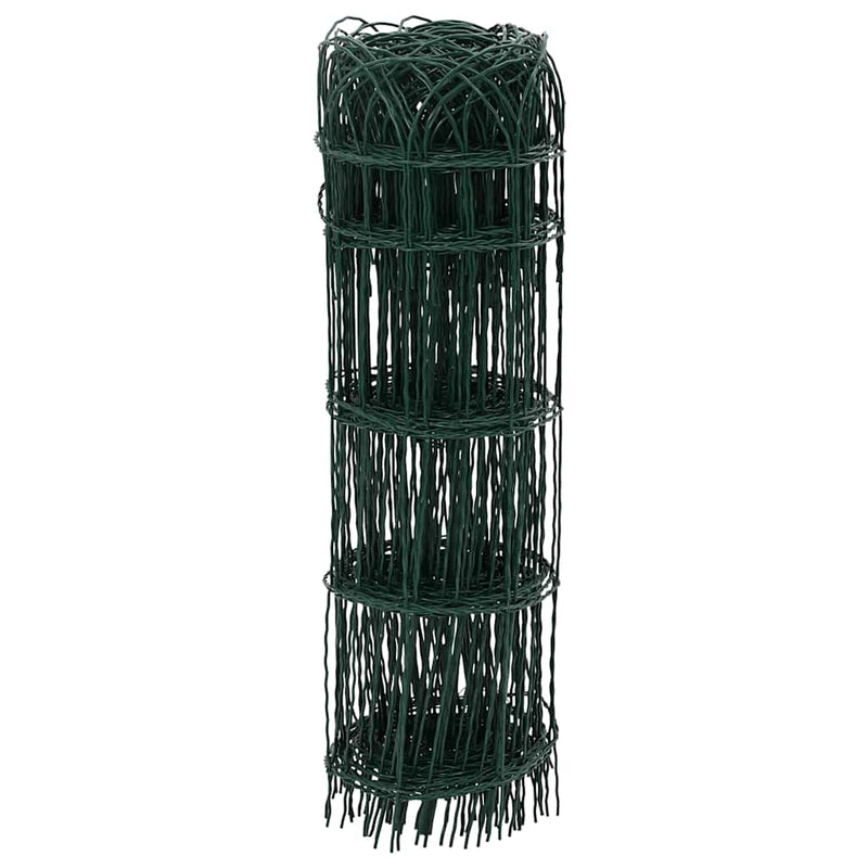 Load image into Gallery viewer, Vidaxl borderafscheiding 10x0,65 m gepoedercoat ijzer
