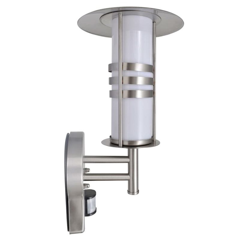 Afbeelding laden in galerijviewer, Vidaxl pagode vormige rvs wandlamp met bewegingssensor
