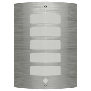 Vidaxl sierlijke rvs wandlamp met bewegingssensor
