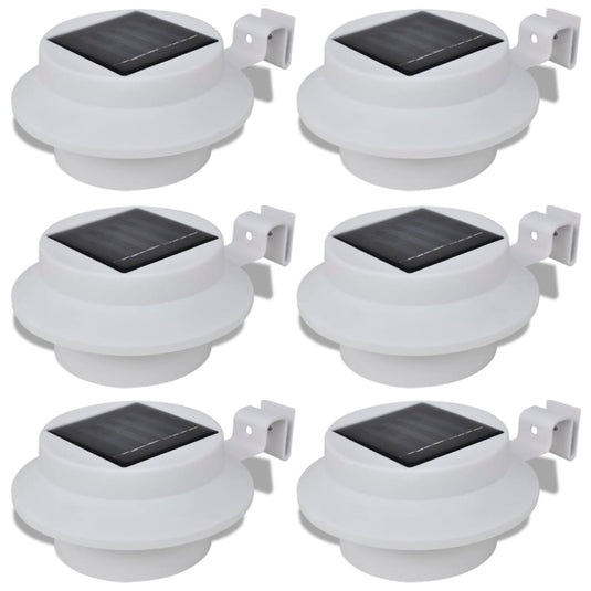 Vidaxl solar buitenlampset 6 stuks wit