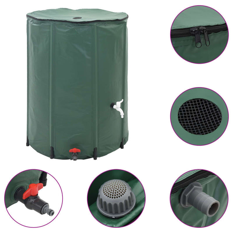 Load image into Gallery viewer, Vidaxl inklapbare watertank 250l (groen)
