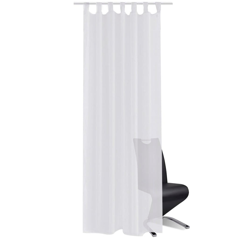 Load image into Gallery viewer, Vidaxl gordijn wit 140x245 cm (2 stuks)
