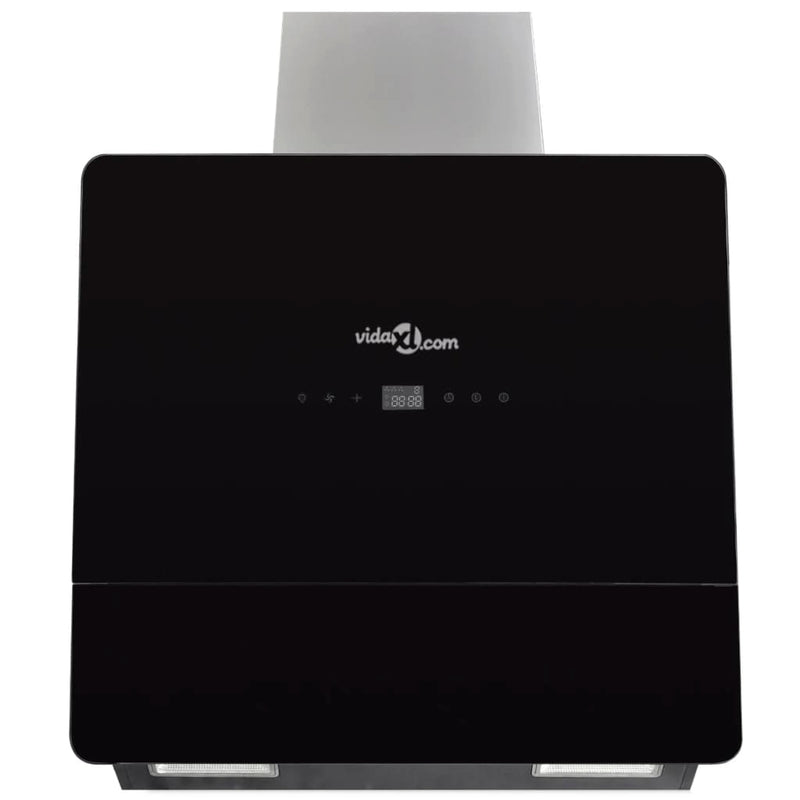 Load image into Gallery viewer, Vidaxl afzuigkap met scherm 600 mm gehard glas zwart
