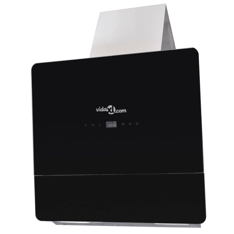 Load image into Gallery viewer, Vidaxl afzuigkap met scherm 600 mm gehard glas zwart
