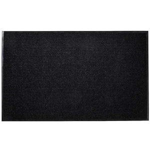 Vidaxl deurmat 90x60 cm pvc zwart