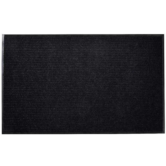 Vidaxl deurmat 120x180 cm pvc zwart