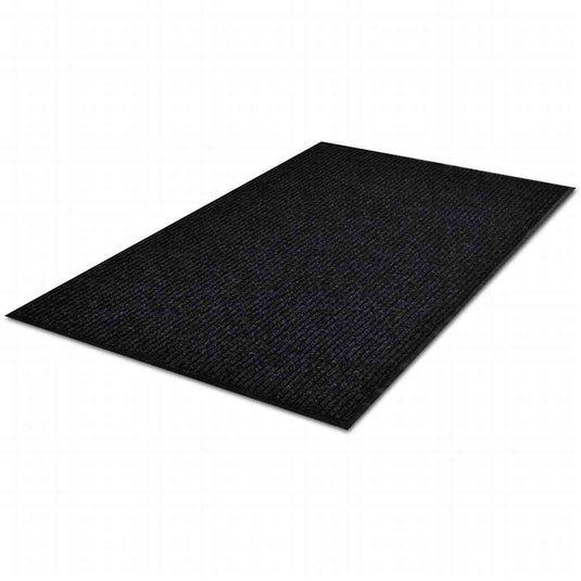 Vidaxl deurmat 120x180 cm pvc zwart