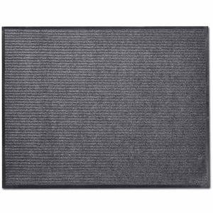Vidaxl deurmat 90x60 cm pvc grijs