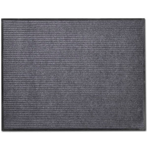 Vidaxl deurmat 90x150 cm pvc grijs