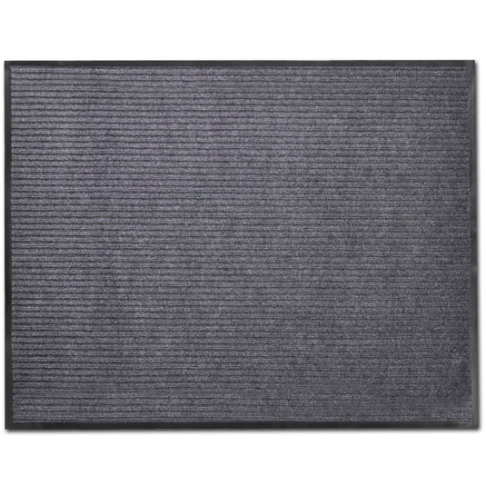 Vidaxl deurmat 120x180 cm pvc grijs