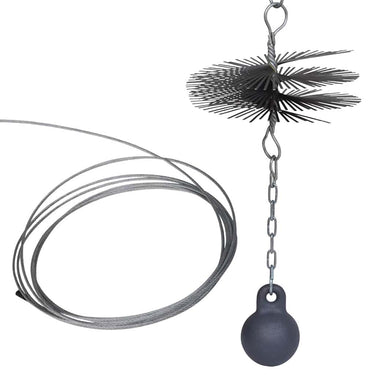 Vidaxl schoorsteenveegborstel rond ø 20 cm