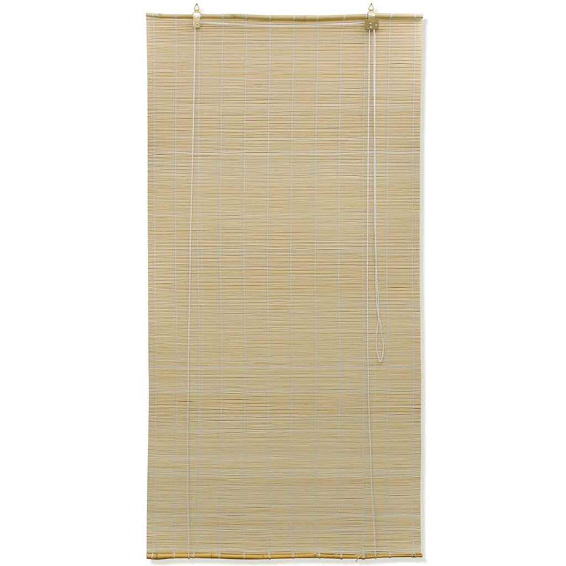 Load image into Gallery viewer, Vidaxl rolgordijn 80x160 cm bamboe natuurlijk

